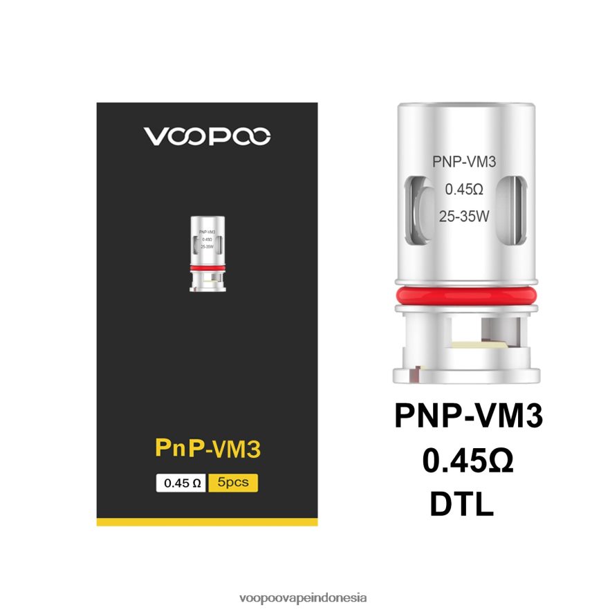 VOOPOO PNP gulungan (5 buah) pnp-vm3 L8JR597 VOOPOO Vape Pod Price