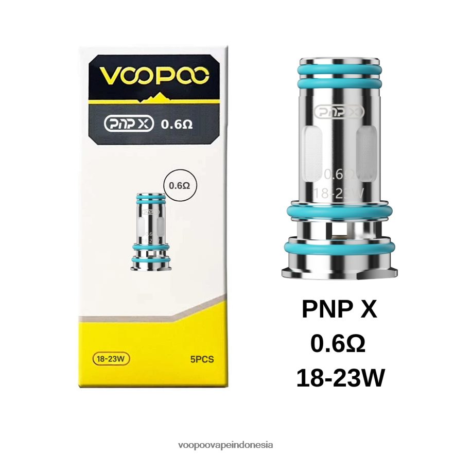 VOOPOO PNP gulungan (5 buah) pnp x 0,6 ohm L8JR608 VOOPOO Vape Pen