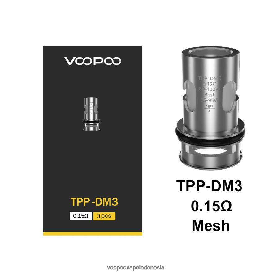 VOOPOO TPP gulungan (3 buah) tpp-dm3 L8JR610 VOOPOO Vape Amazon