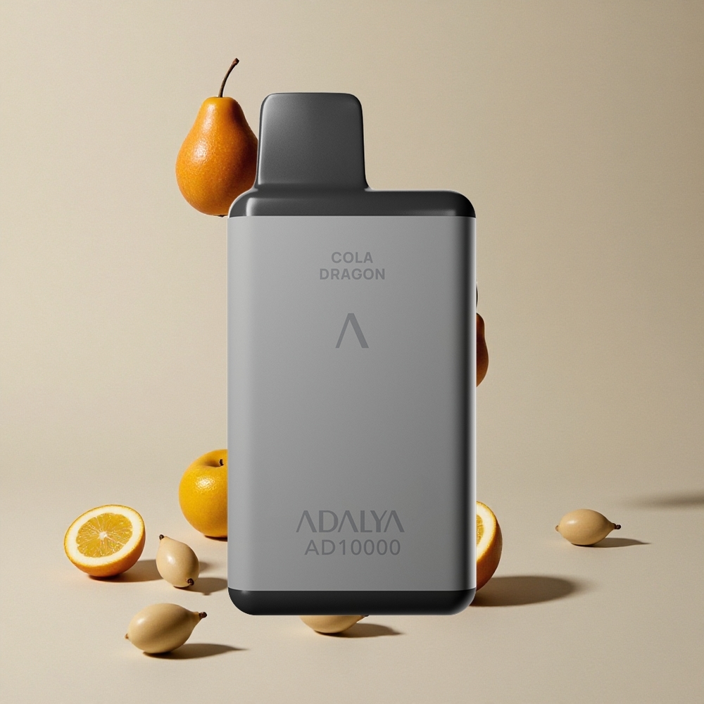 Adalya AD 10000 Puffs English Lord Abu-abu Luar Angkasa 14 ml vape wholesale Indonesia USB-C