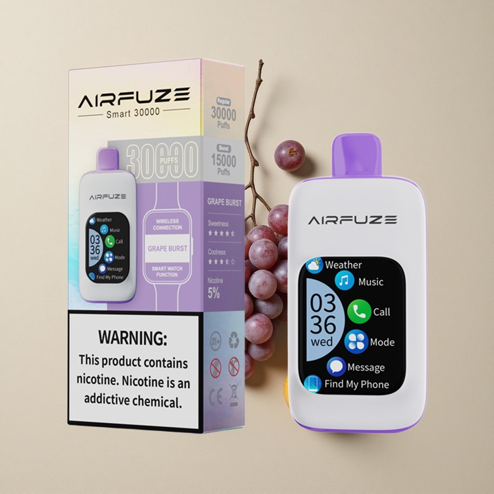 AirFuze Smart 30000 Puffs Rasa Puffs Ledakan vape wholesale Indonesia 900mAh Type-C