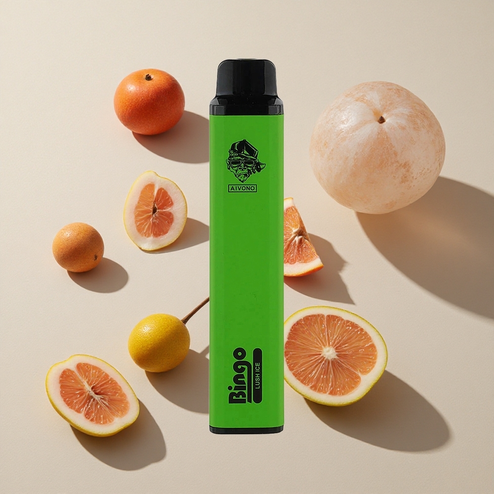 Aivono Aim Bingo 4000 Puffs Es Lush vape wholesale Indonesia Ukuran 21 123mm 10 mL