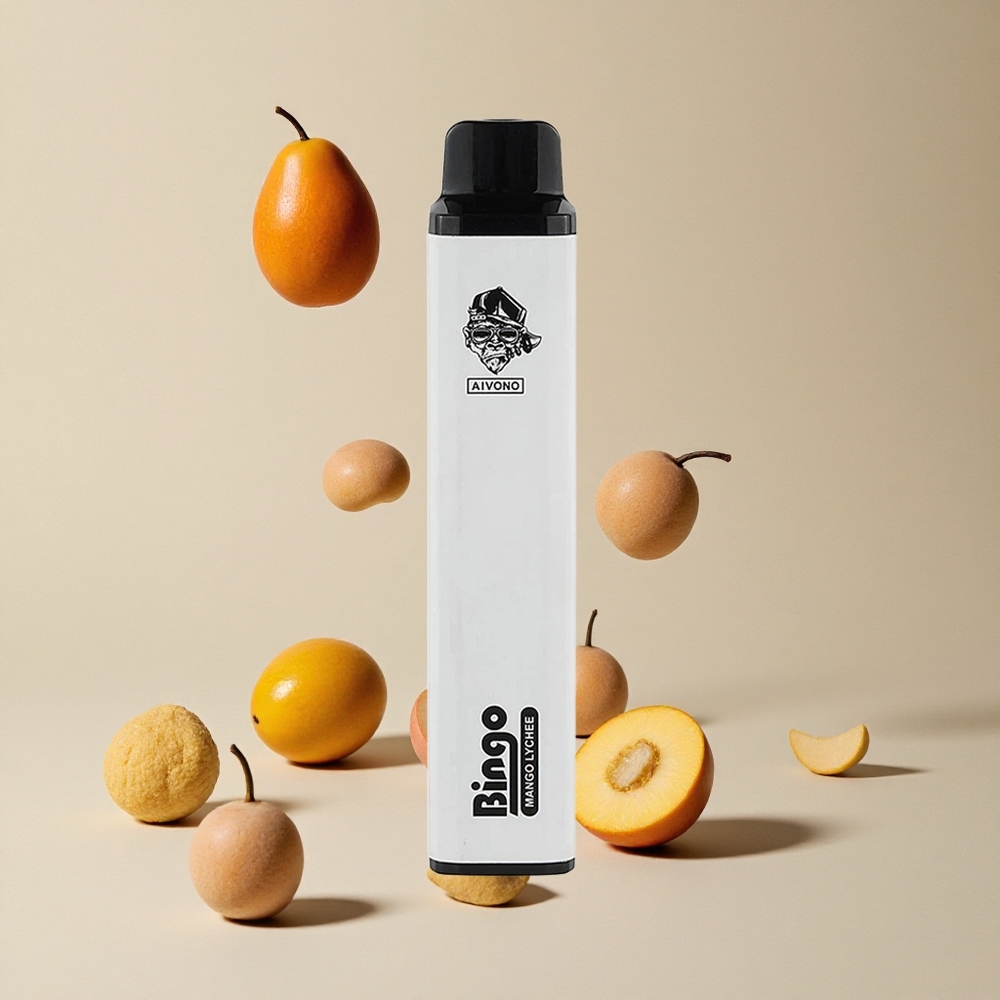 Aivono Aim Bingo 4000 Puffs Mangga Leci vape wholesale Indonesia 10mL 4000 hisapan