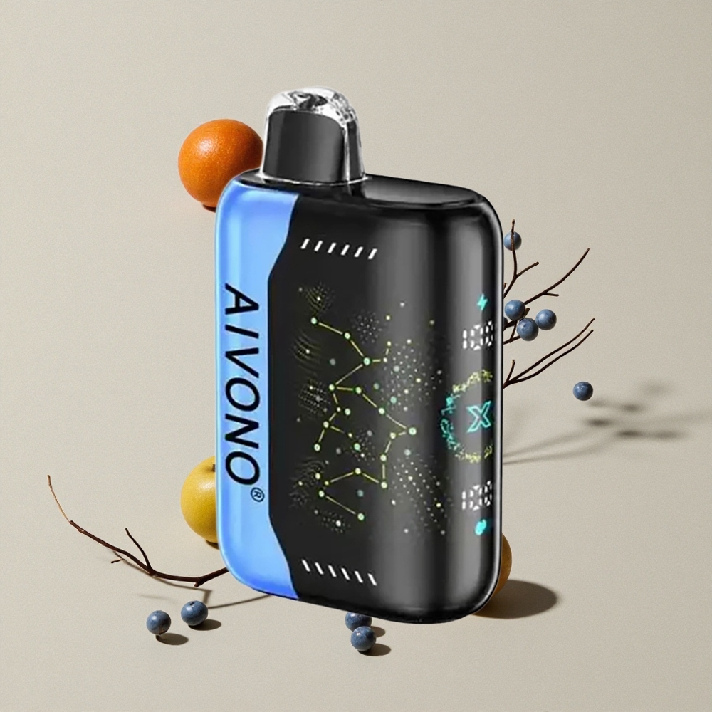 Aivono Aim Boom 25000 Puffs Blue Rancher vape wholesale Indonesia Kapasitas E-Liquid 28ml