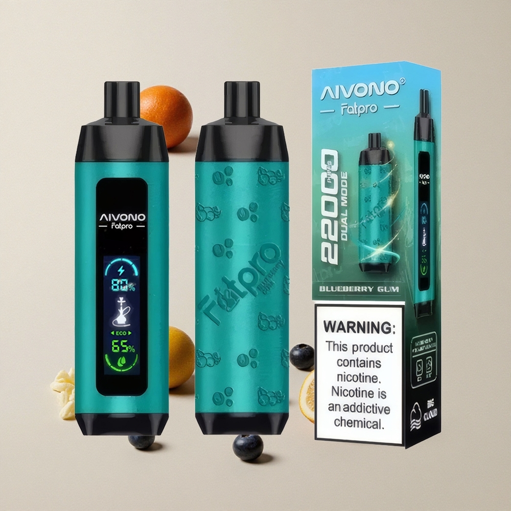 Aivono Aim Fatpro 22000 Puffs Bluberi vape wholesale Indonesia 28ml E-cair 22000 Puffs