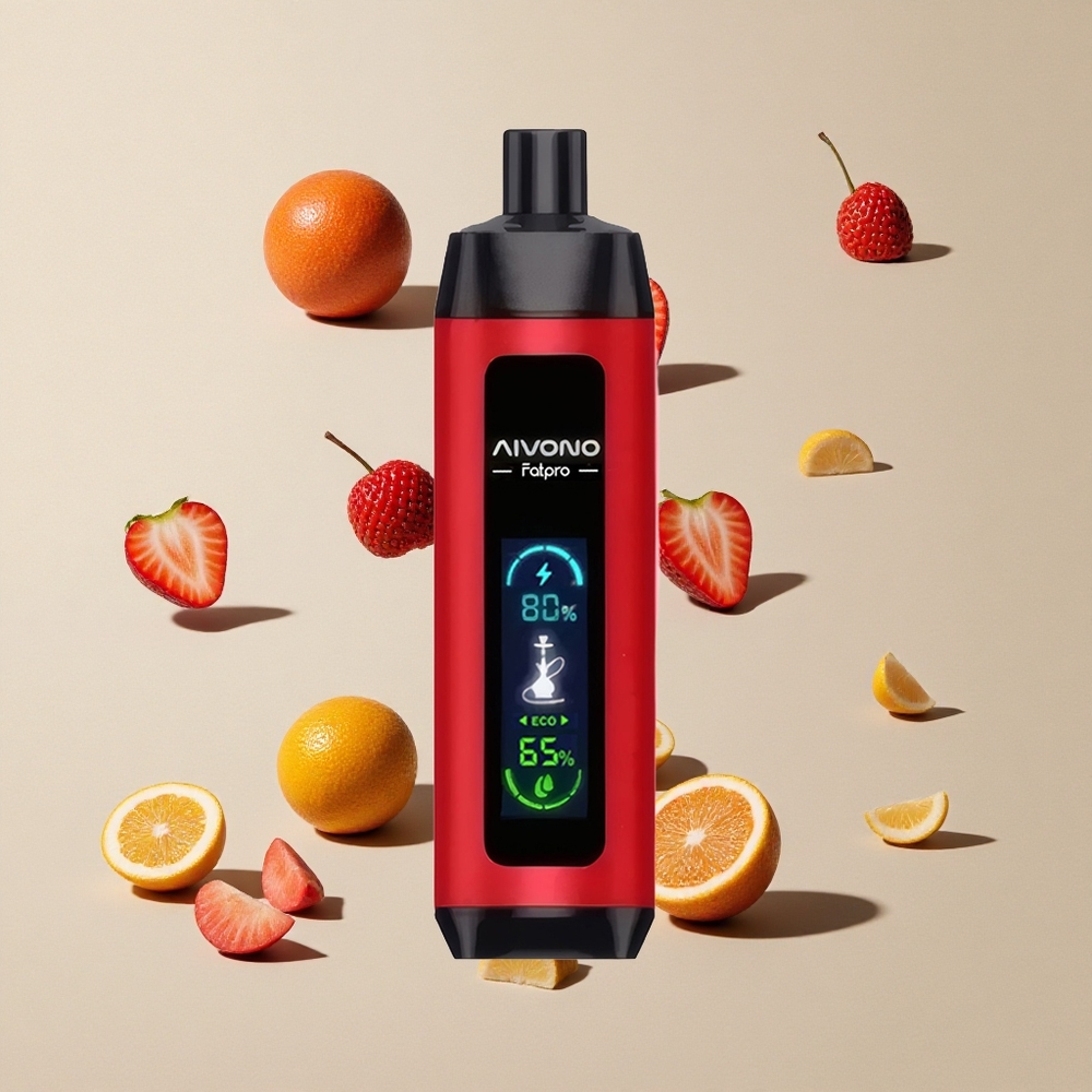 Aivono Aim Fatpro 22000 Puffs Stroberi Punch vape wholesale Indonesia 28ml E-liquid 22000 Hisap