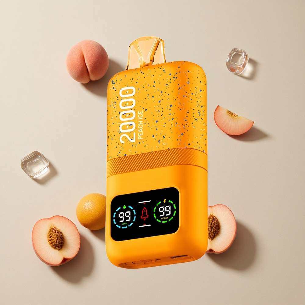 Aivono Aim Magic20000 Puffs Persik Es vape wholesale Indonesia 26ml E-liquid 600mAh Battery