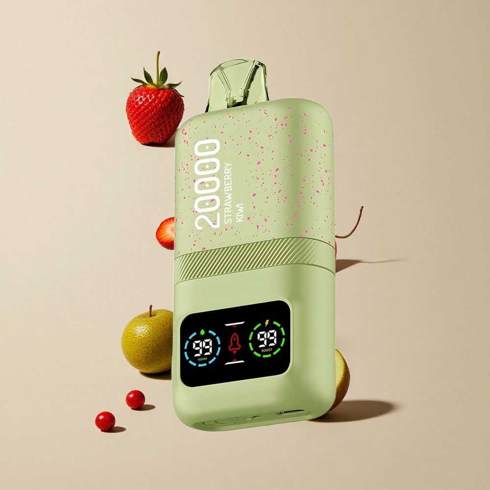 Aivono Aim Magic20000 Puffs Stroberi Kiwi vape wholesale Indonesia 26ml E-liquid 600mAh Battery