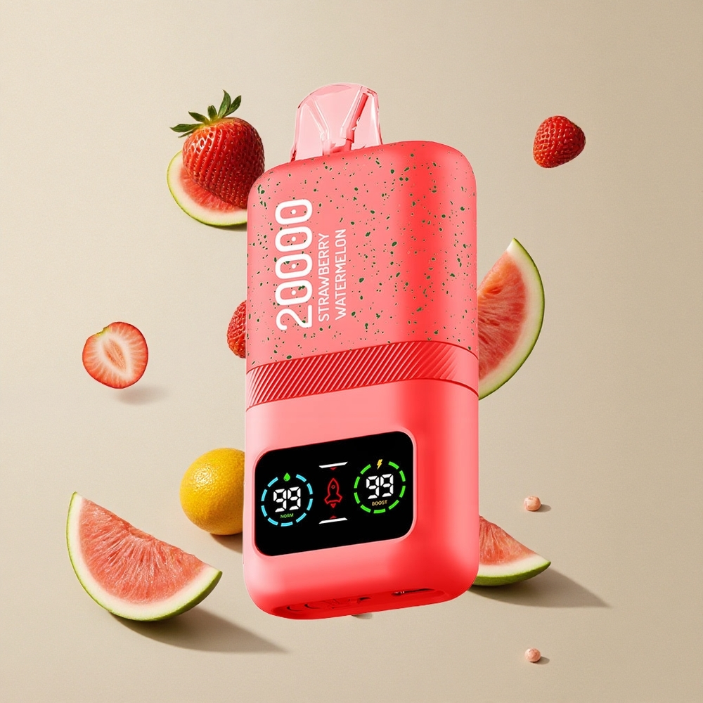 Aivono Aim Magic20000 Puffs Stroberi Semangka vape wholesale Indonesia 26ml E-liquid 600mAh Battery