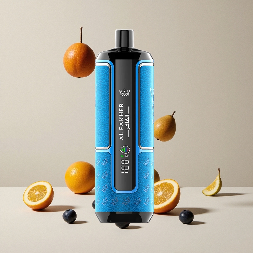 Al Fakher Crown Bar 15K Hypermax Disposable Vape Kit Permen Blueberry vape wholesale Indonesia Kapasitas Puffs hingga 15.000