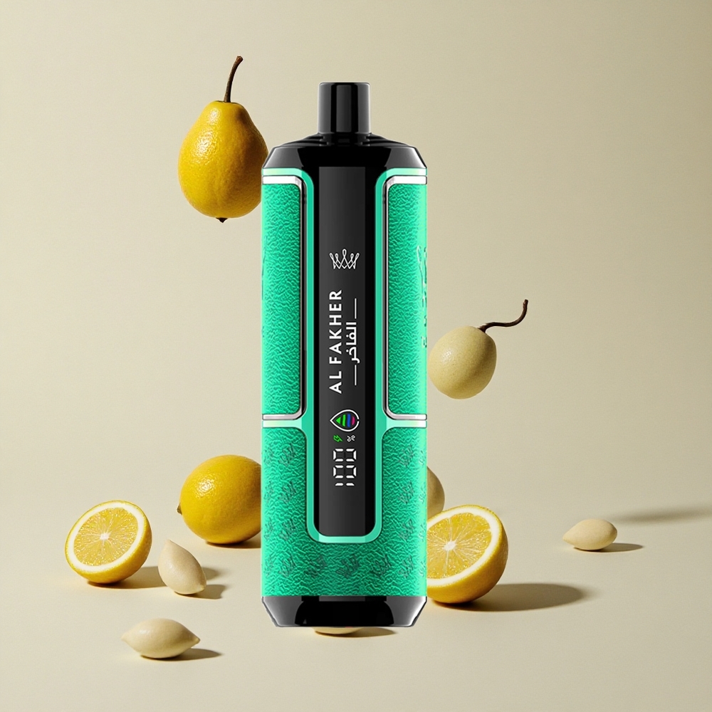Al Fakher Crown Bar 15K Lemon Mint vape wholesale Indonesia Kapasitas 22ml & 15.000 Hisap