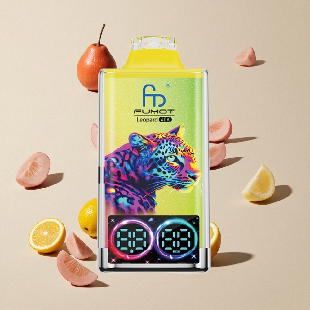 Fumot Leopard 40K Puffs Disposable Vape Pink Lemonade vape wholesale Indonesia 0%,2%,3%,5% Nikotin 40000 Hisap