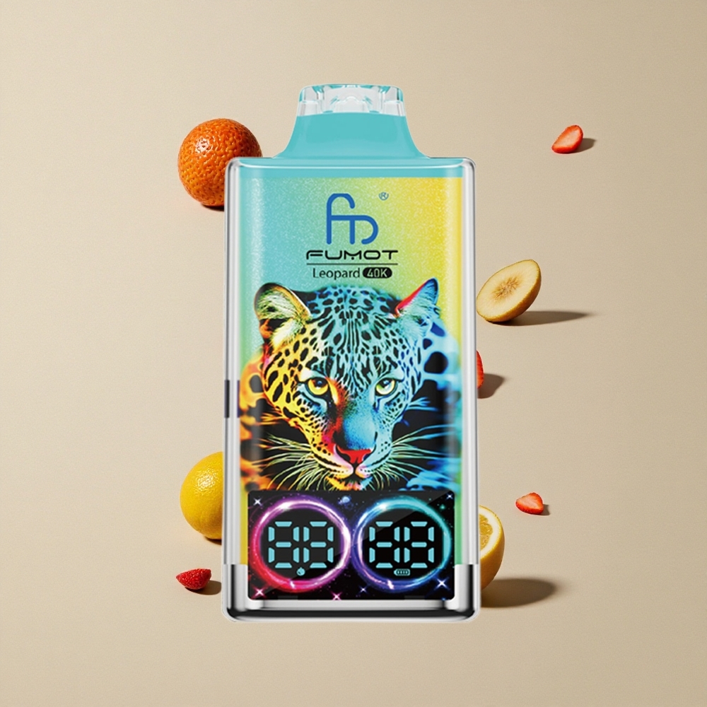 Fumot Leopard 40K Puffs Stroberi Pisang vape wholesale Indonesia Dual Mesh