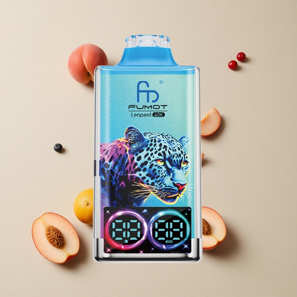 Fumot Leopard 40K Puffs Vape Disposable Peach Berry vape wholesale Indonesia 40000 Puffs Dual Mesh