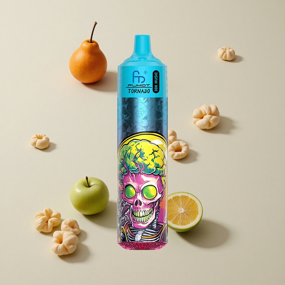 Fumot Randm Tornado 30000 Puffs Mint Es Vape Wholesale Indonesia Kapasitas 30mL Nikotin 2% 5%