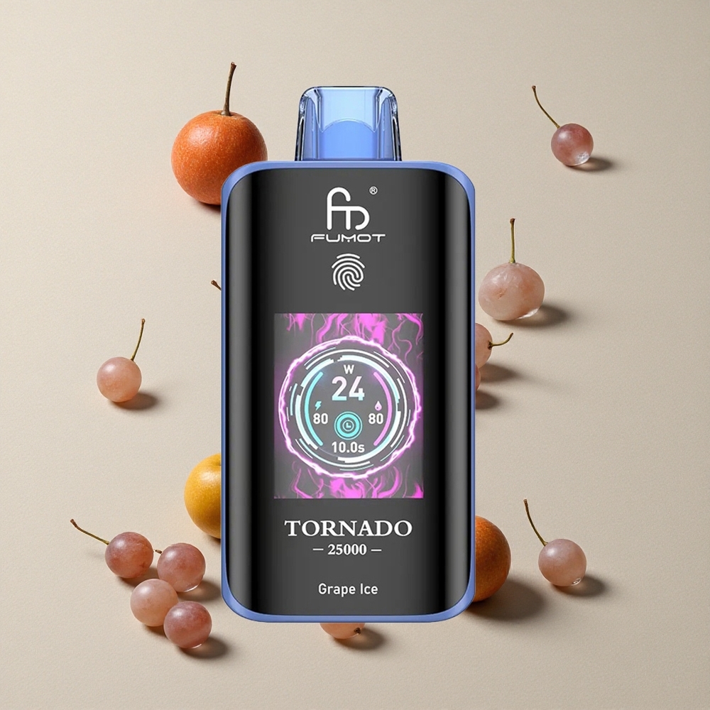 Fumot Tornado 25000 Puffs Puffs Es vape wholesale Indonesia Baterai 700mAh Isi Ulang