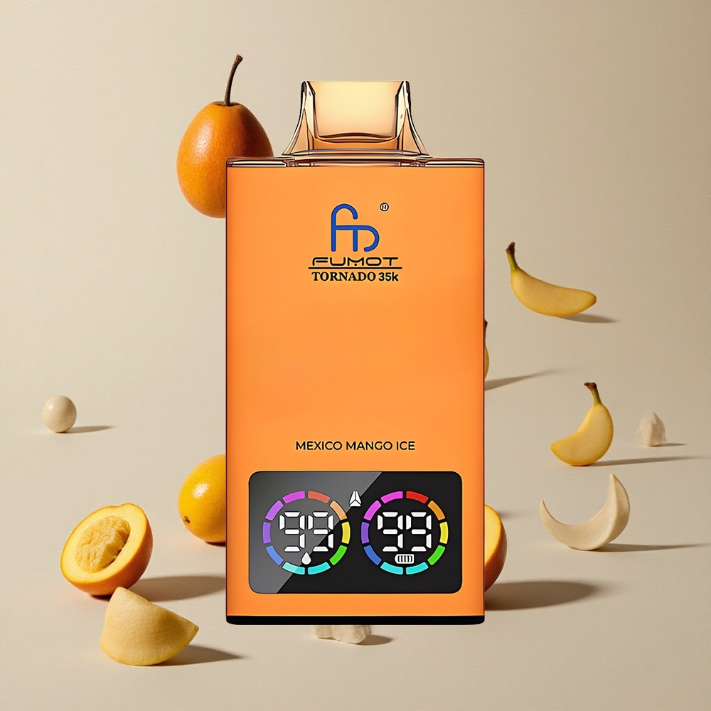 Fumot Tornado 35000 Mangga Es vape wholesale Indonesia USB-C 15ml