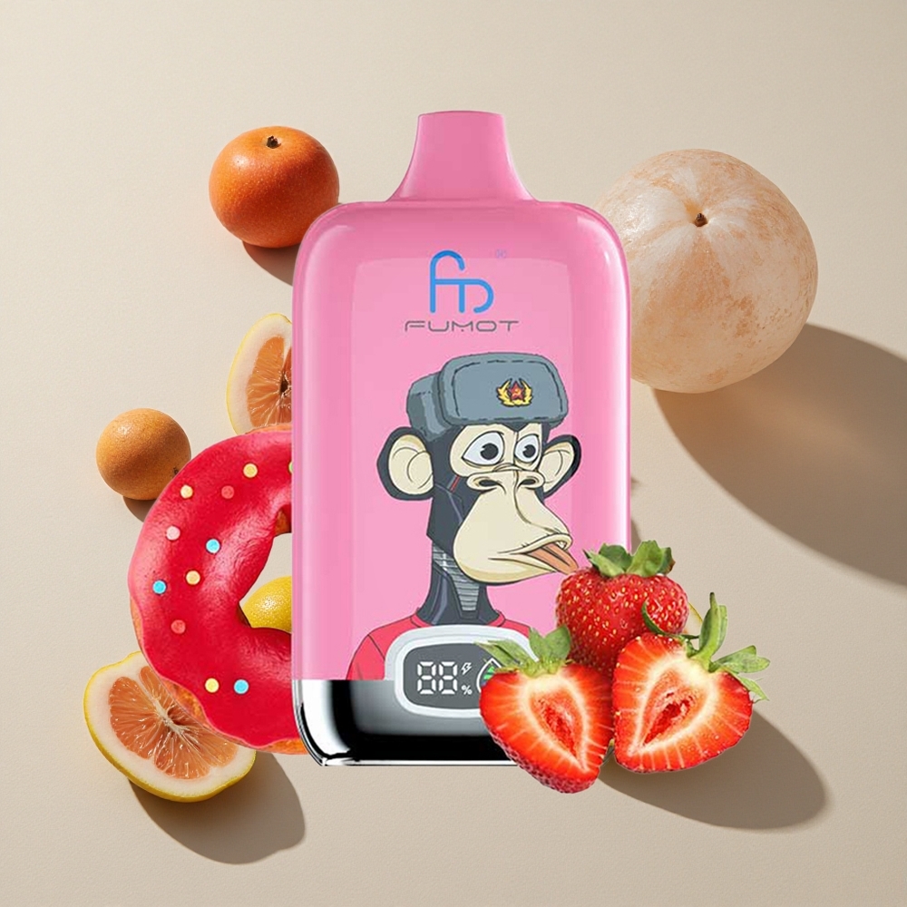 Fumot Tornado Digital Box 12000 Puffs Lush Ice vape wholesale Indonesia 20ml E-Liquid 550mAh