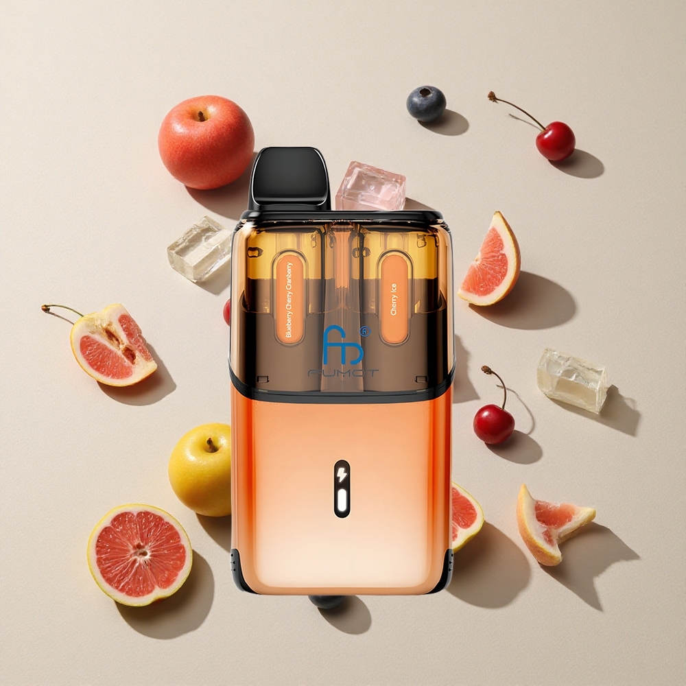 Fumot Ultra T32000 32000 Puffs Blueberry Cherry Cranberry - Cherry Ice vape wholesale Indonesia 800mAh 24ml