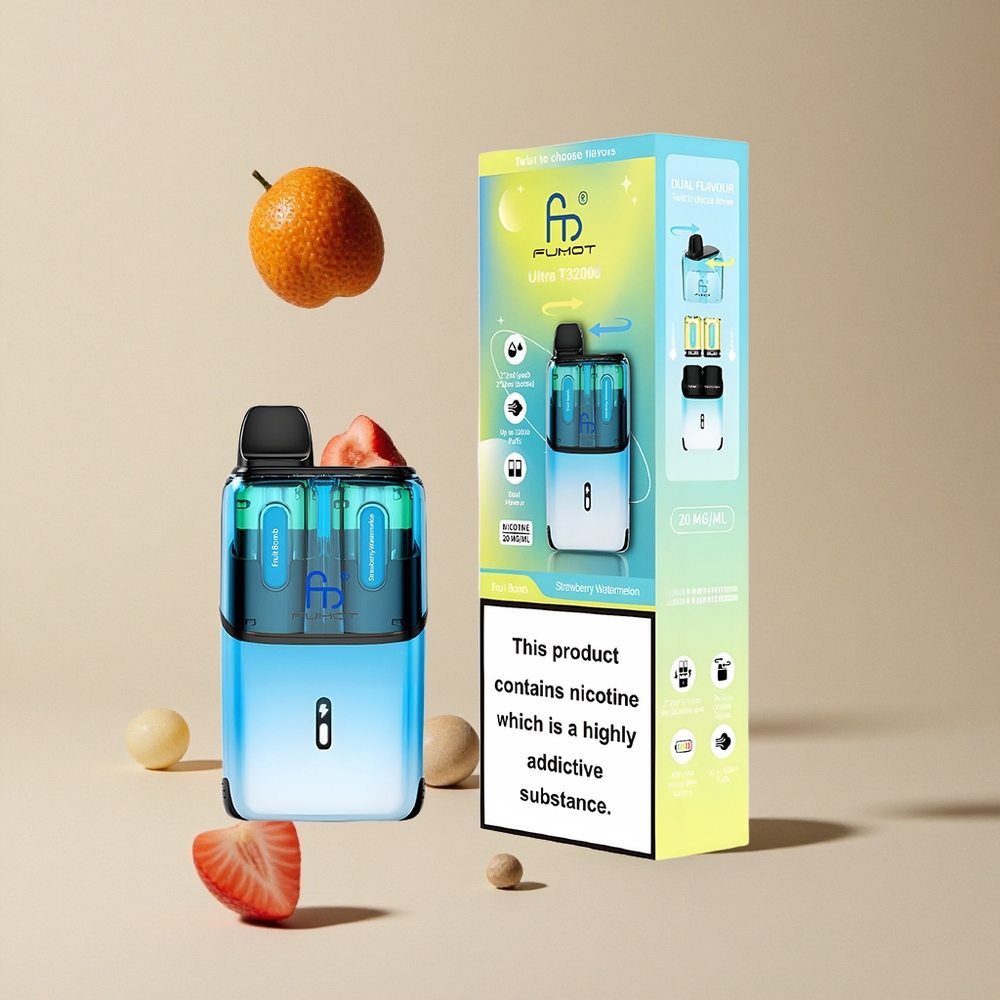 Fumot Ultra T32000 32000 Puffs Strawberry Semangka vape wholesale Indonesia 800mAh 24ml