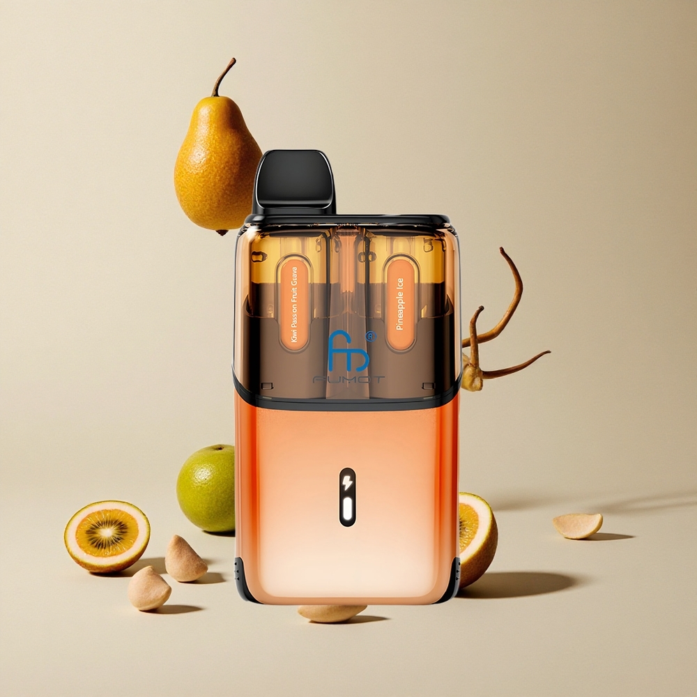 Fumot Ultra T32000 32000 isap Kiwi Markisa Jambu - Nanas Es vape wholesale Indonesia 800mAh 24ml