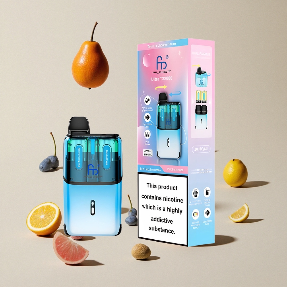 Fumot Ultra T32000 Disposable Vape 32000 Puffs Blue Razz Lemonade - Pink Lemonade vape wholesale Indonesia