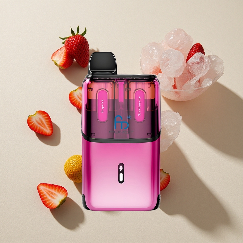 Fumot Ultra T32000 Disposable Vape Puffs Es - Stroberi Es vape wholesale Indonesia 32000 Puffs 24ml e-liquid 800mAh
