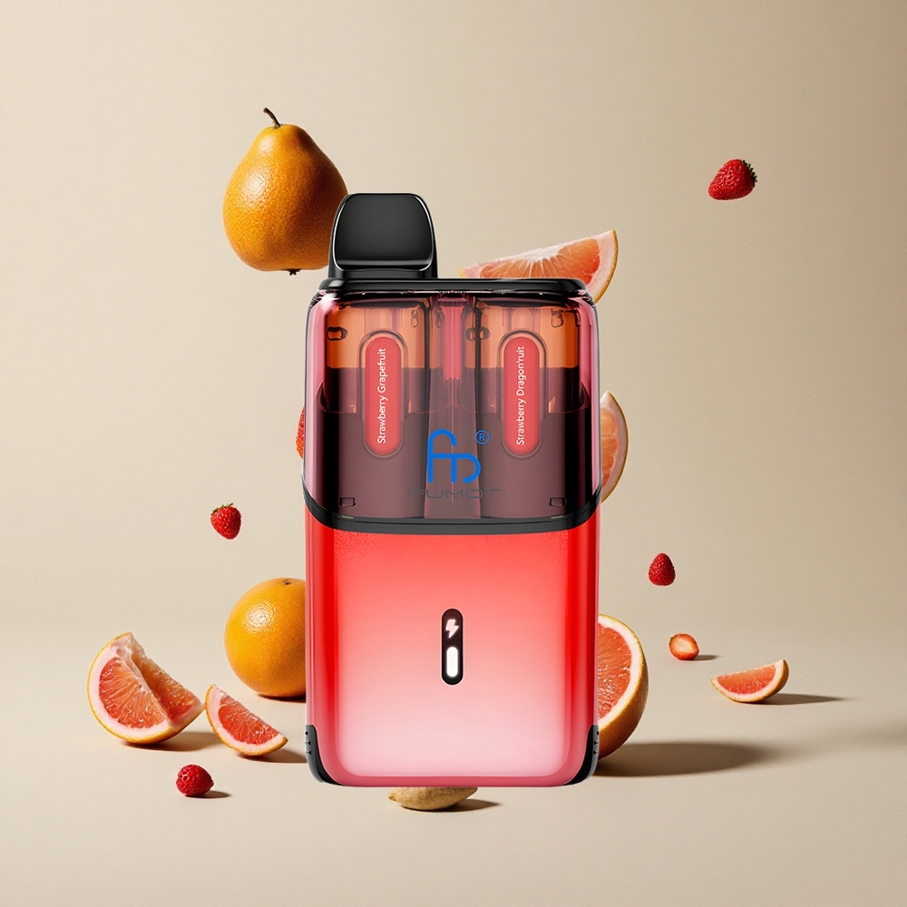 Fumot Ultra T32000 Disposable Vape Stroberi Jeruk Bali - Stroberi Buah Naga vape wholesale Indonesia