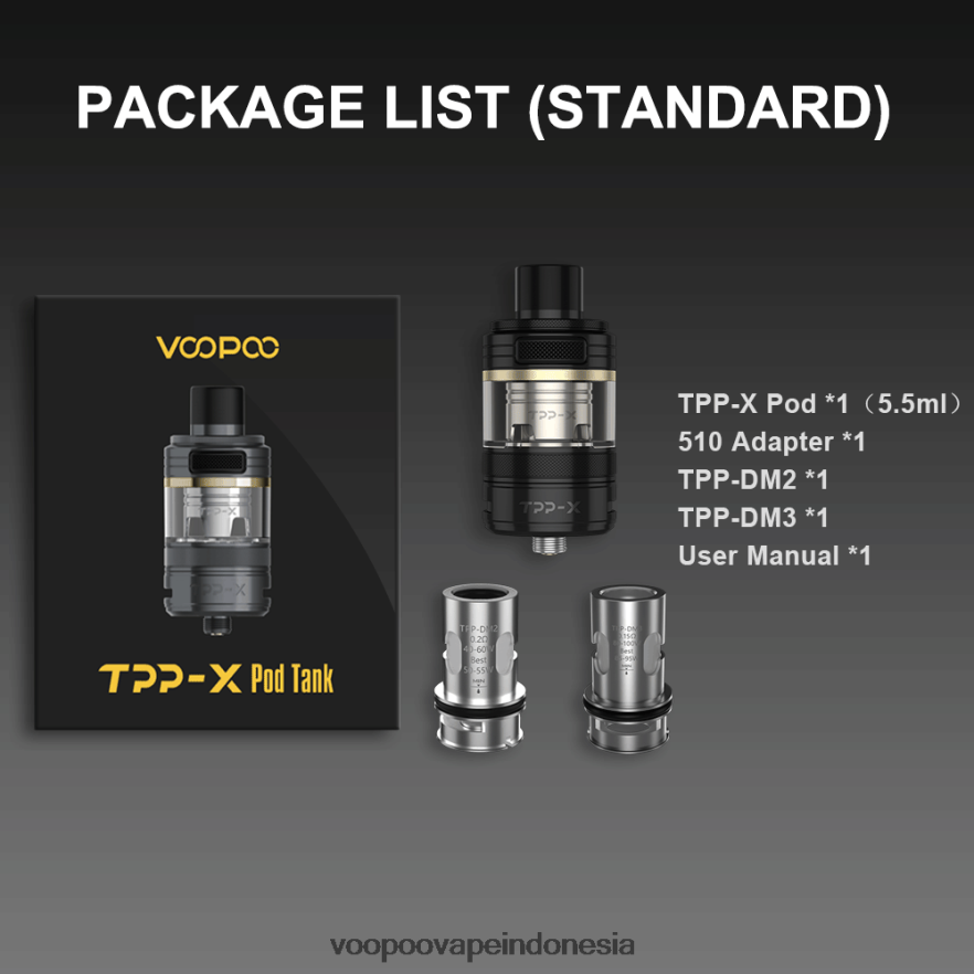 VOOPOO TPP X tangki polong Pelangi L8JR514 VOOPOO Jakarta