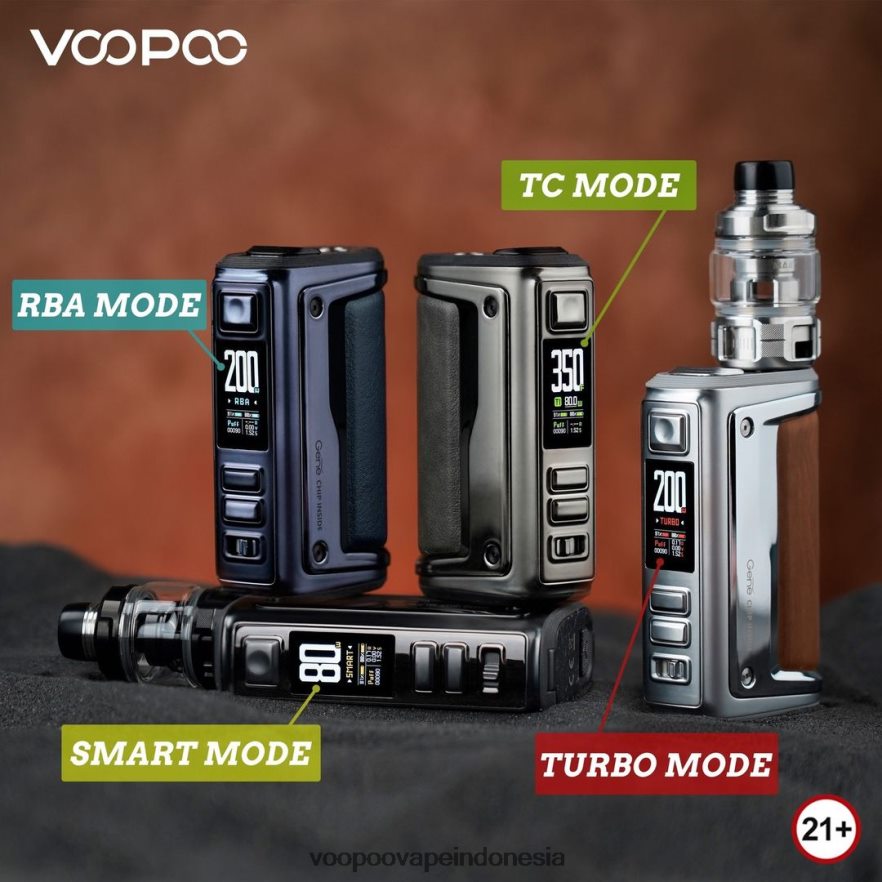 VOOPOO ARGUS GT II perlengkapan tangki grafit L8JR1 VOOPOO Indonesia