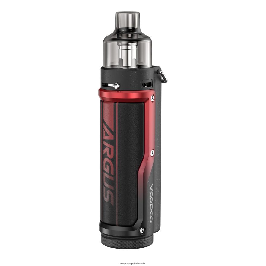 VOOPOO ARGUS PRO kit mod pod kulit lengkeng berwarna merah L8JR23 VOOPOO Official Store Indonesia
