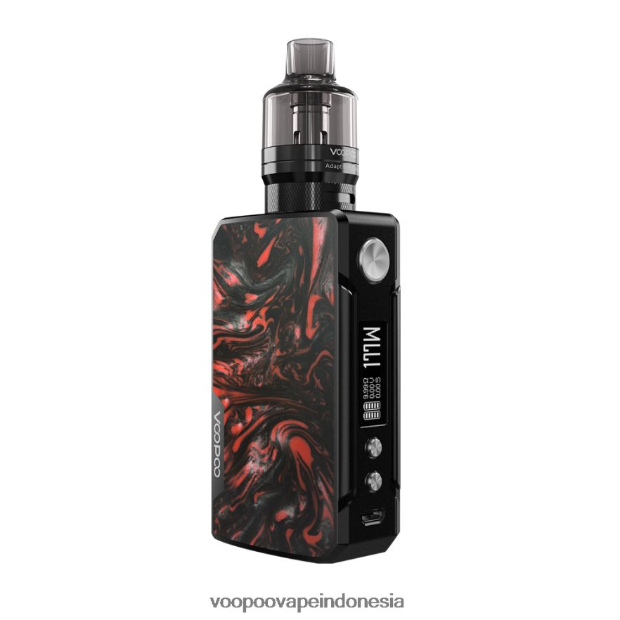 VOOPOO DRAG 2 edisi penyegaran hitam-merah L8JR328 VOOPOO Vape Pen