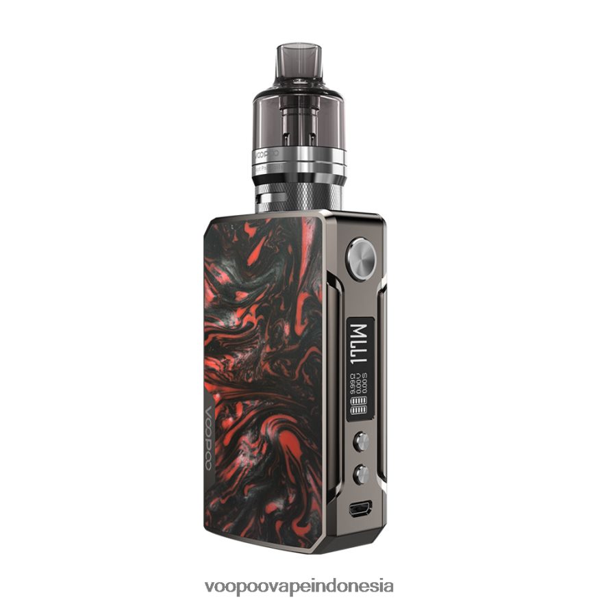 VOOPOO DRAG 2 edisi penyegaran platinum-merah L8JR322 VOOPOO Store Indonesia