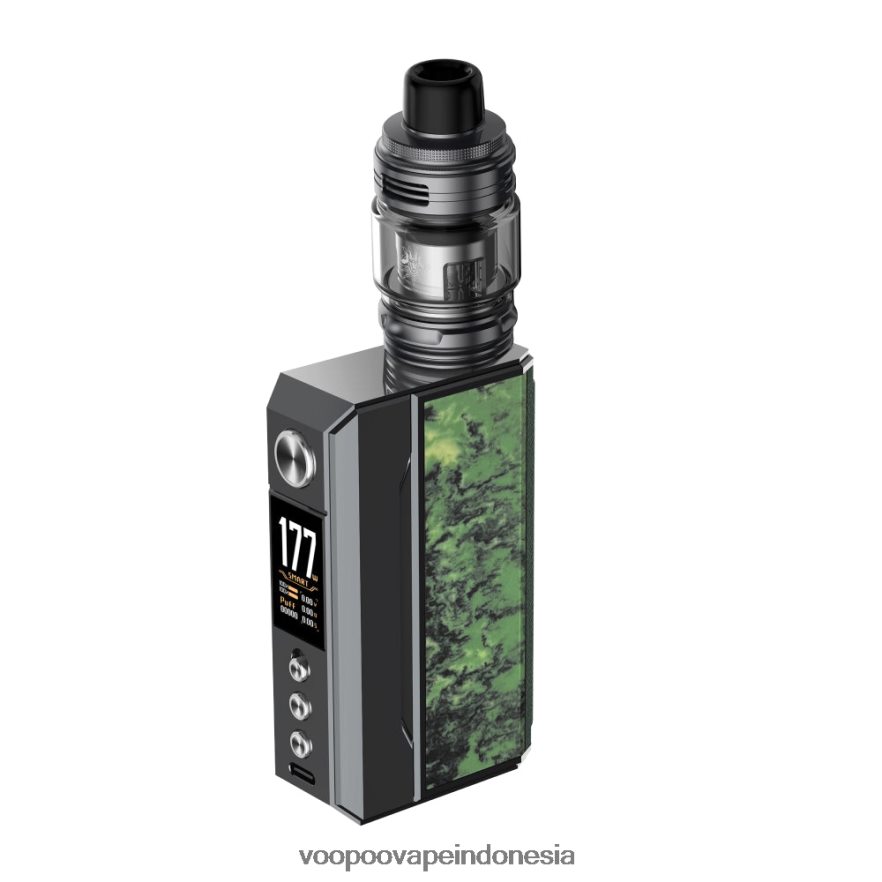 VOOPOO DRAG 4 perlengkapan logam gun+hijau hutan L8JR166 VOOPOO Vape Store