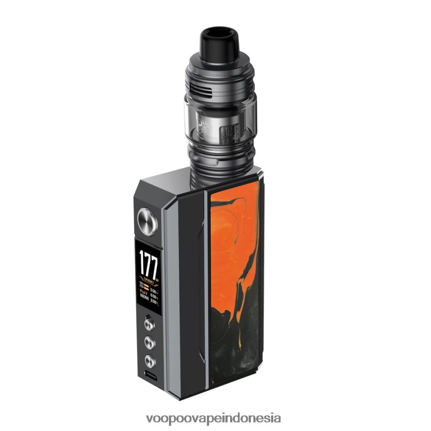 VOOPOO DRAG 4 perlengkapan logam gun+oranye tropis L8JR165 VOOPOO Vape Indonesia