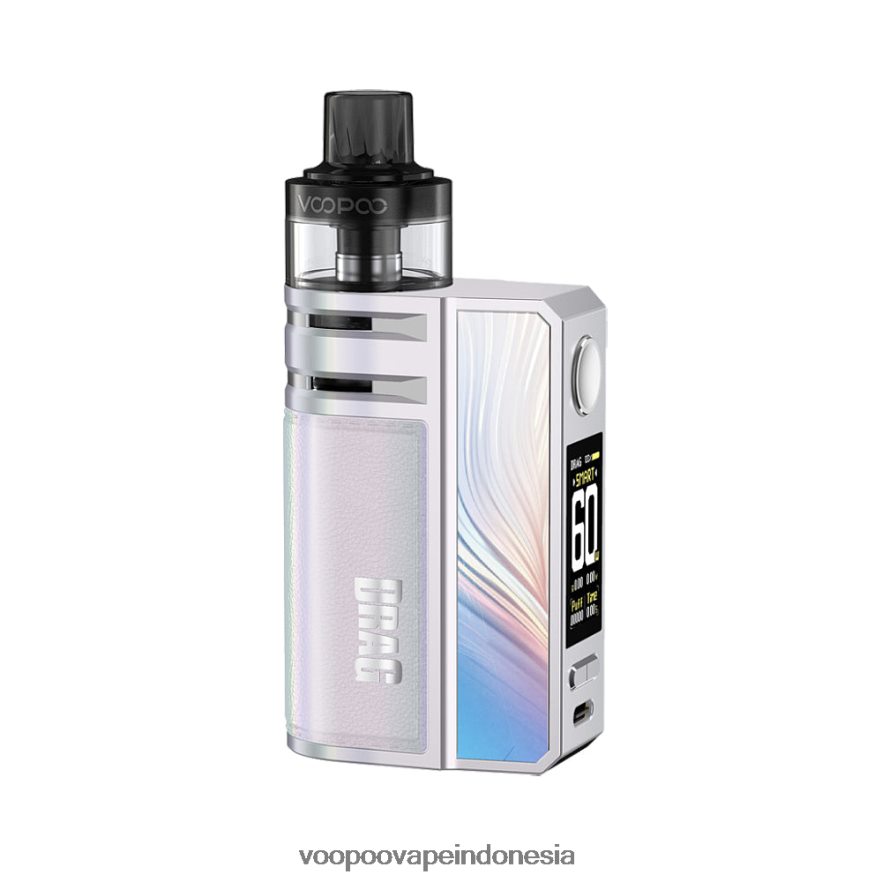 VOOPOO DRAG E60 paket pod pelangi perak L8JR186 VOOPOO Vape Store