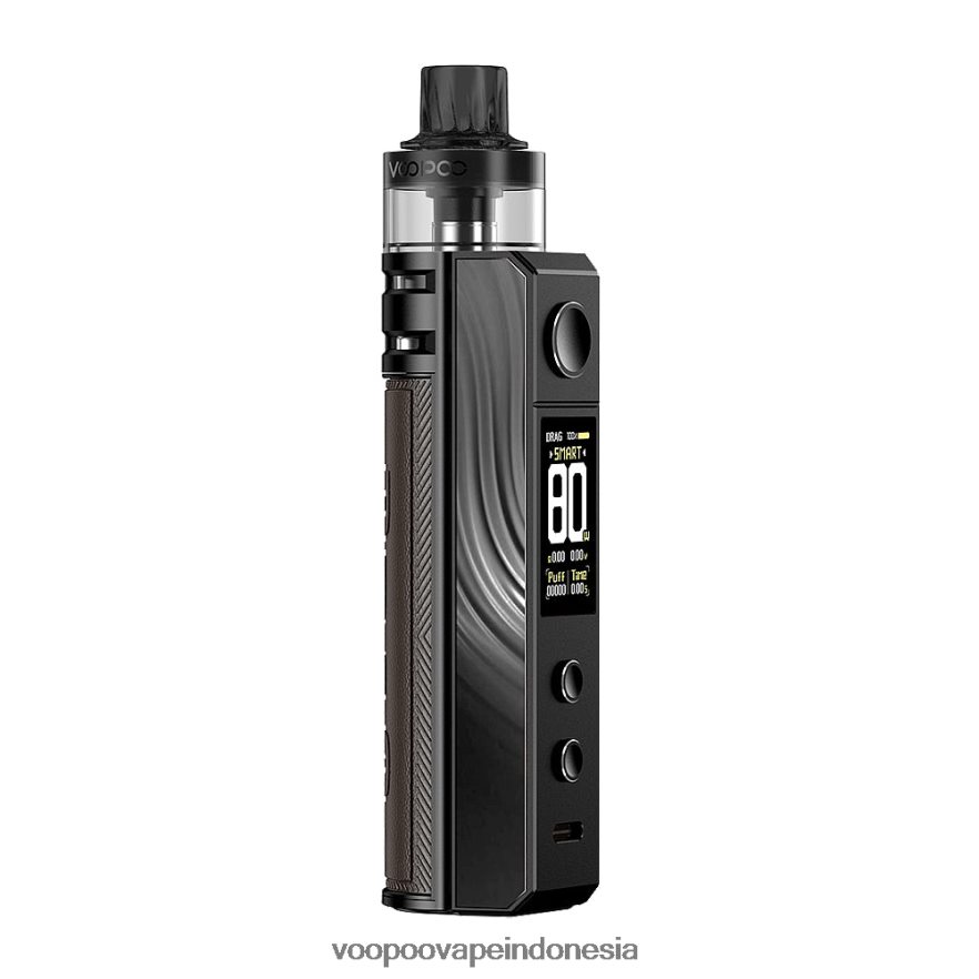VOOPOO DRAG H80S paket pod hitam obsidian L8JR246 VOOPOO Vape Store