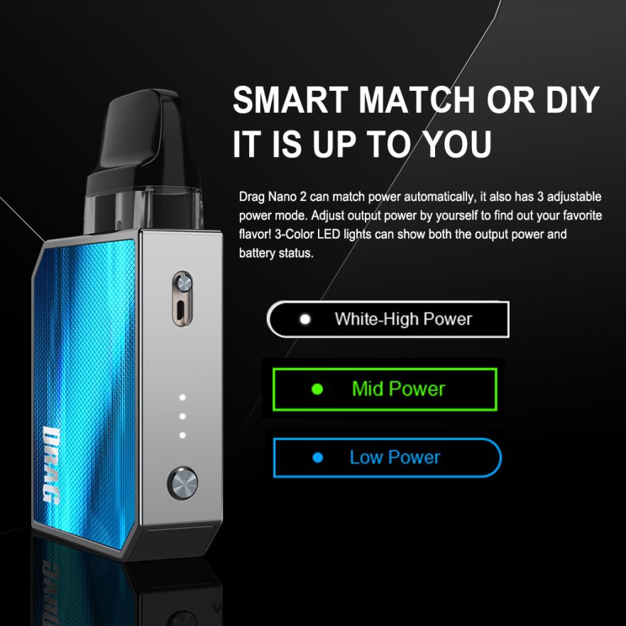 VOOPOO DRAG NANO 2 paket pod teh hijau L8JR152 VOOPOO Store Indonesia