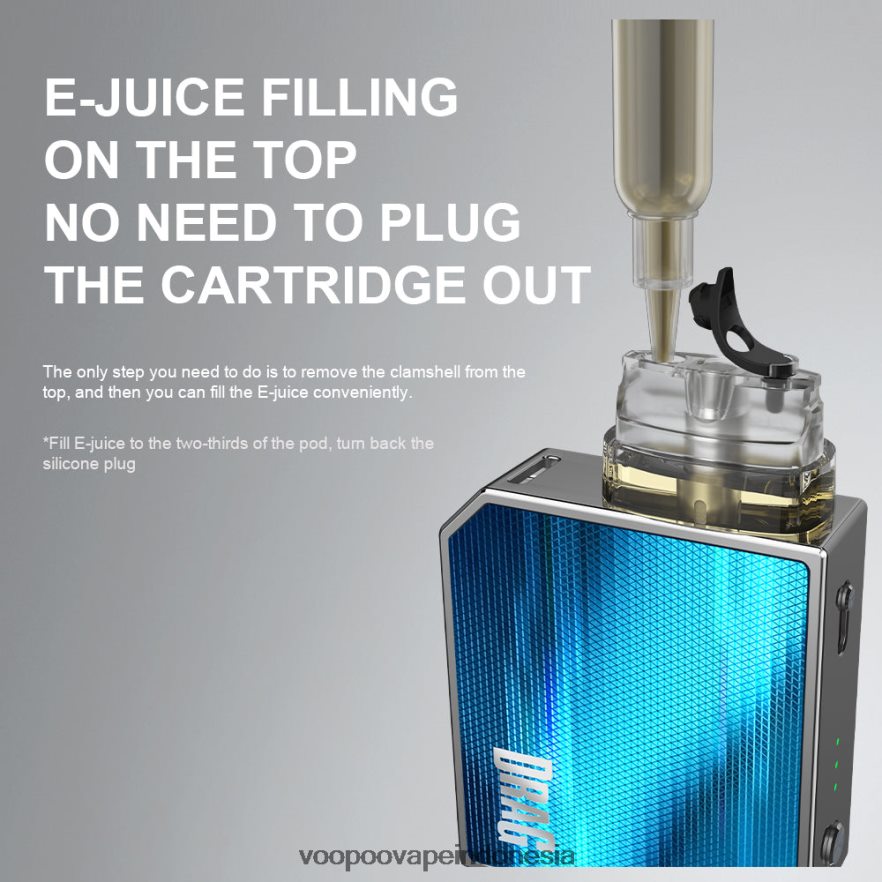 VOOPOO DRAG NANO 2 paket pod teh hijau L8JR152 VOOPOO Store Indonesia