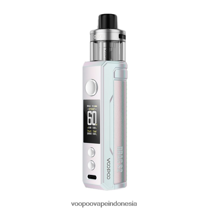 VOOPOO DRAG S2 kit mod pod perak berwarna-warni L8JR256 VOOPOO Vape Store