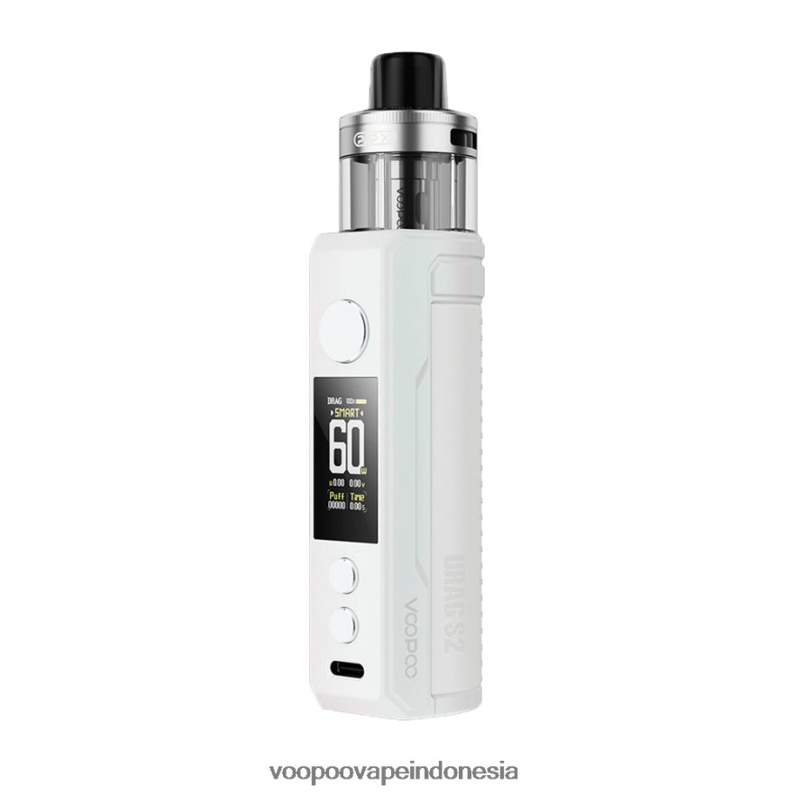 VOOPOO DRAG S2 kit mod pod putih mutiara L8JR257 VOOPOO Vape Pod Price