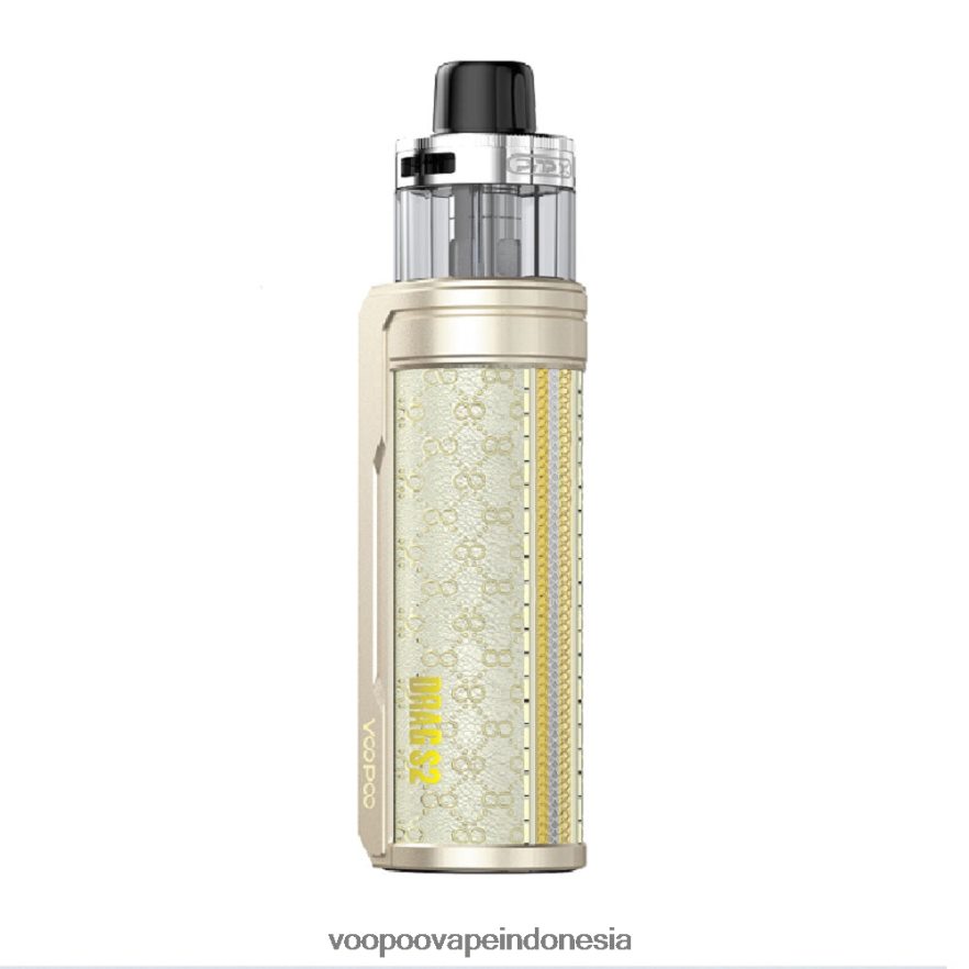 VOOPOO DRAG S2 kit mod pod sampanye emas L8JR262 VOOPOO Store Indonesia