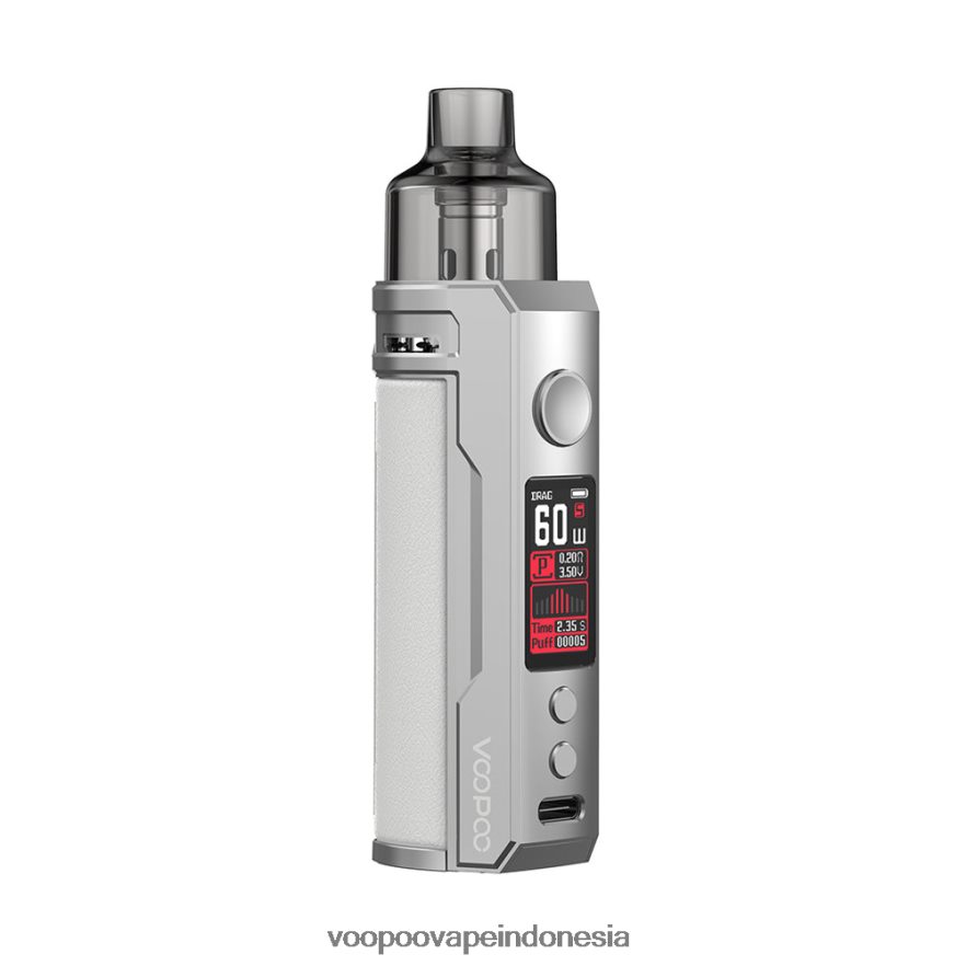 VOOPOO DRAG S kit mod pod perak putih L8JR201 VOOPOO Indonesia