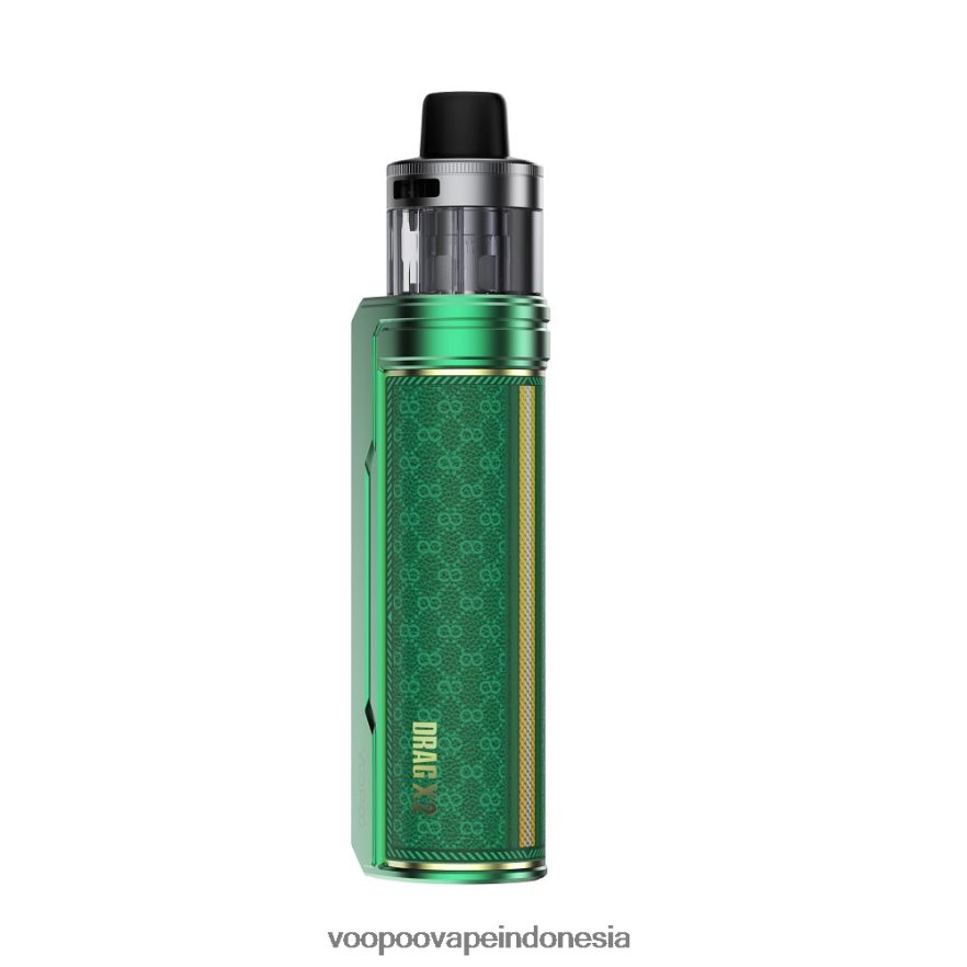 VOOPOO DRAG X2 mod pod hijau lumut L8JR236 VOOPOO Vape Store