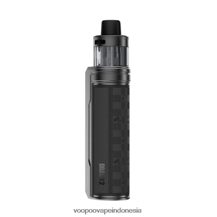 VOOPOO DRAG X2 mod pod kotak-kotak hitam L8JR238 VOOPOO Vape Pen