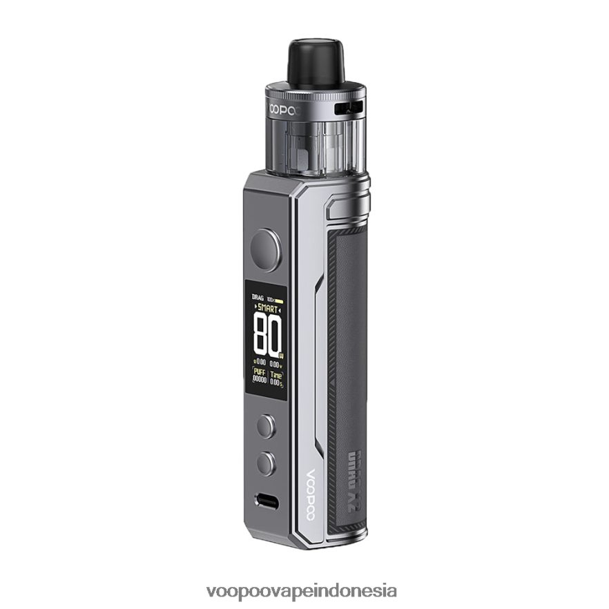 VOOPOO DRAG X2 mod pod logam abu-abu L8JR233 VOOPOO Official Store Indonesia