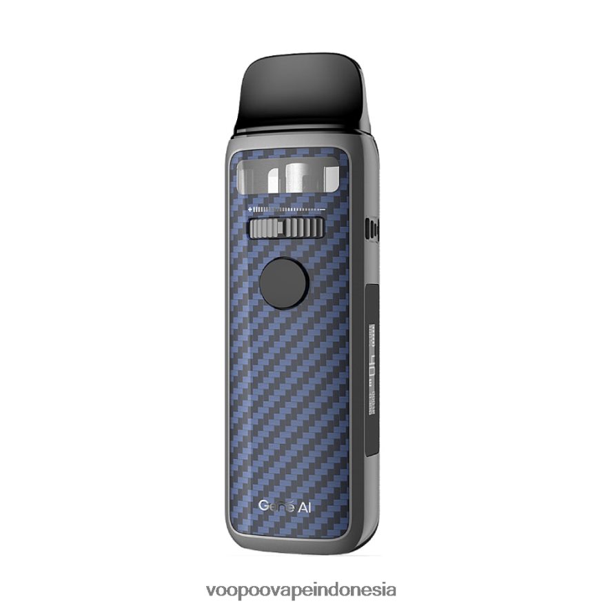 VOOPOO VINCI 3 kit mod pod serat karbon biru L8JR363 VOOPOO Official Store Indonesia