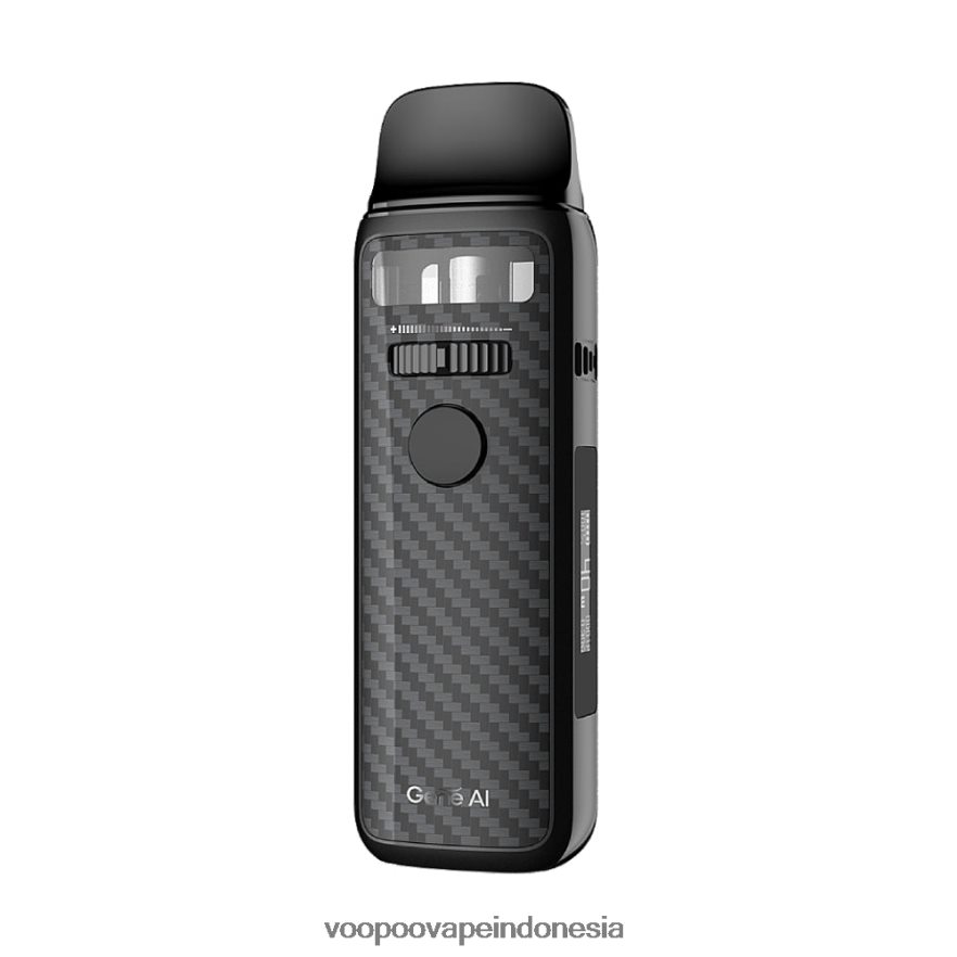 VOOPOO VINCI 3 kit mod pod serat karbon hitam L8JR362 VOOPOO Store Indonesia