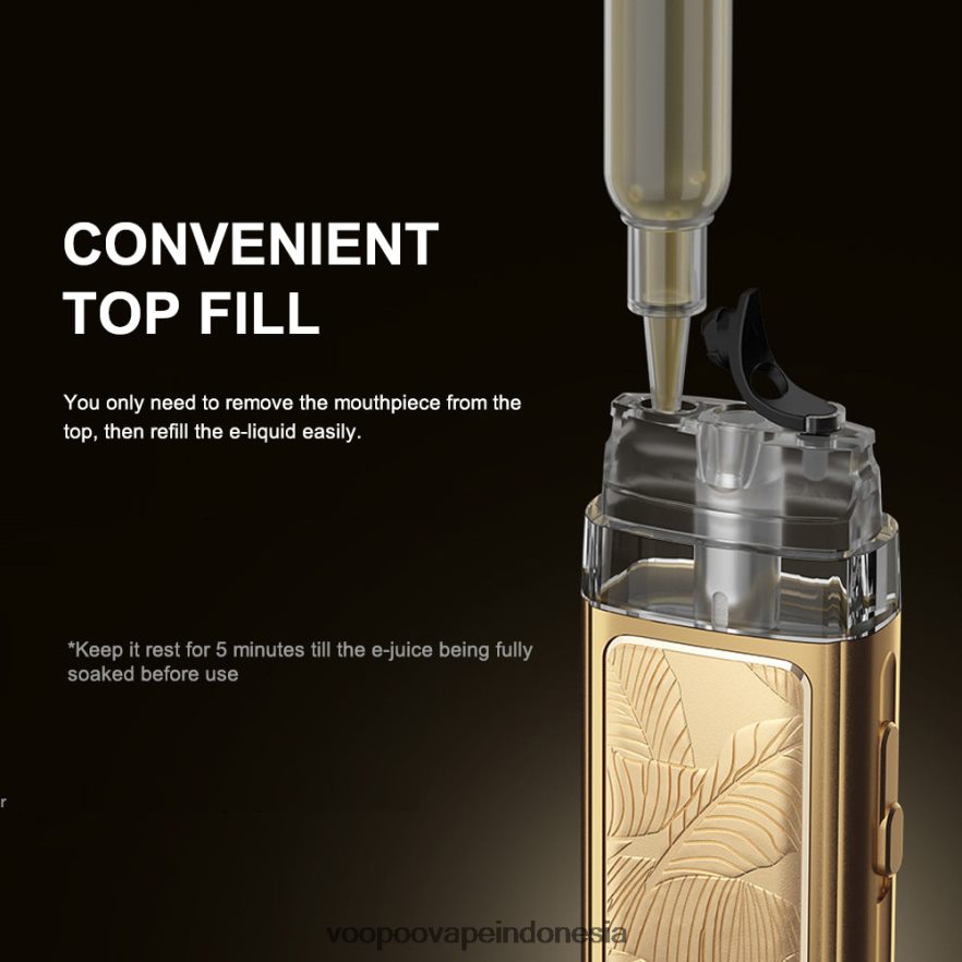 VOOPOO VINCI POD edisi kerajaan daun emas L8JR343 VOOPOO Official Store Indonesia